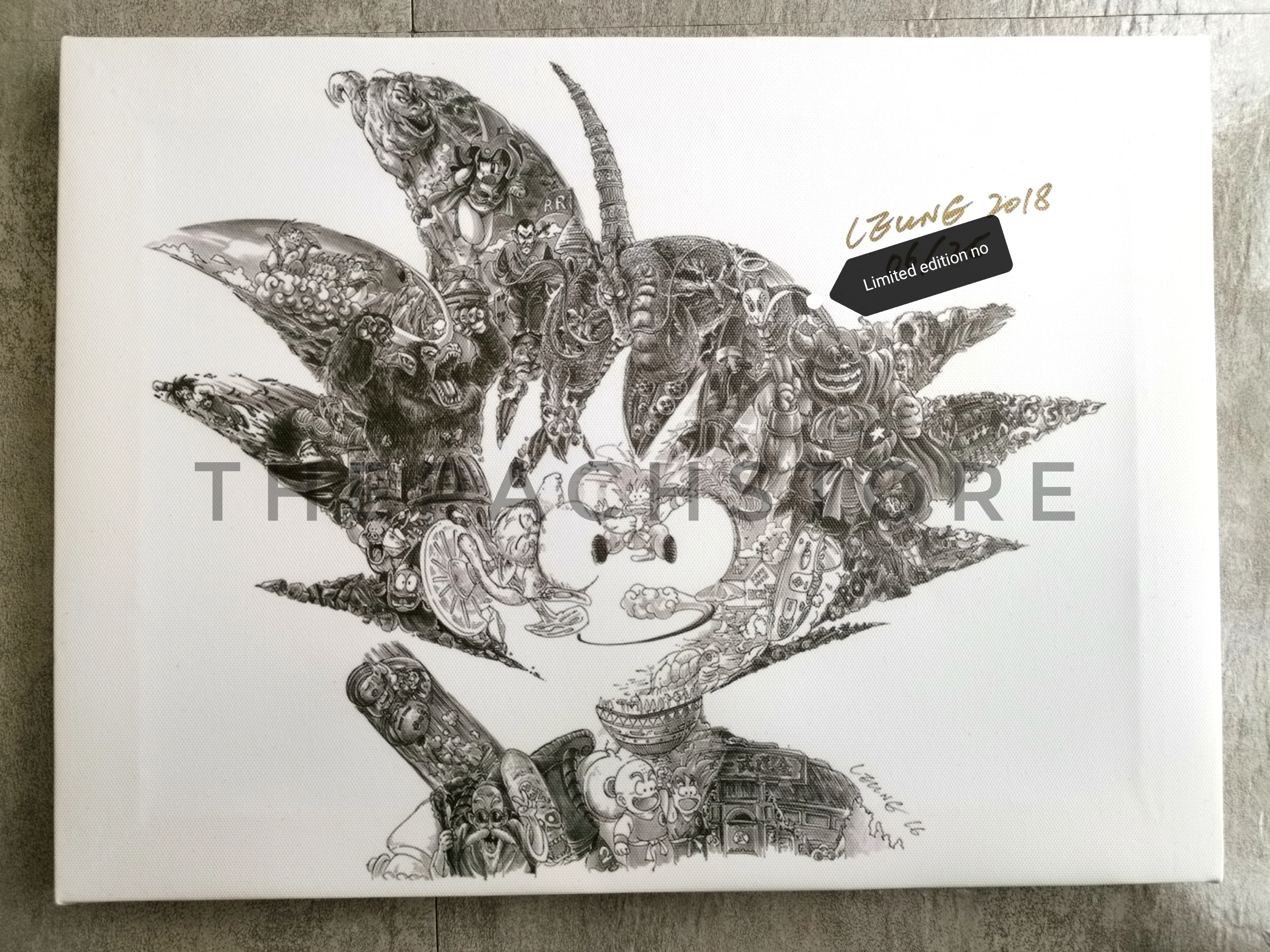 Dragon Ball - Son Goku Official licensed Canvas Artprint MASTERPIECE by AL Illustrations